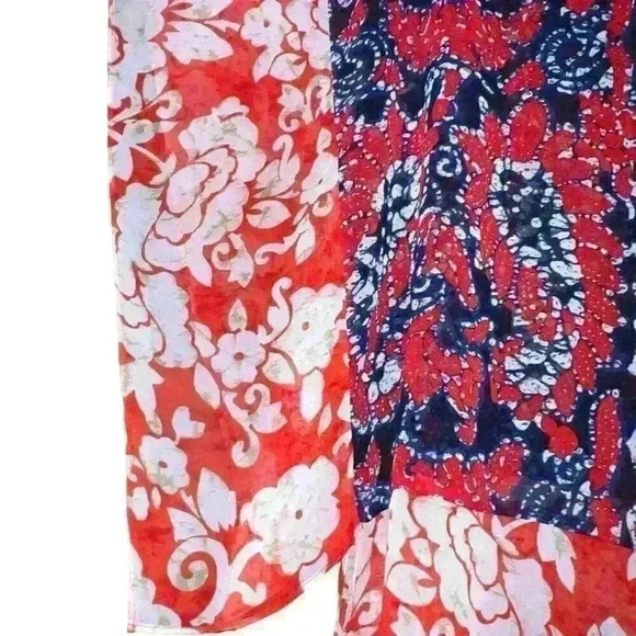 Michael Kors Sz S/M Sheer Tunic Top Boho Cruise Party - Picture 7 of 11